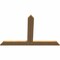 Ekena Millwork Portland Timber Gable Bracket, Western Red Cedar, 60"W x 40"H x 1 1/2"D x 5 1/2"F, 16/12 Pitch GBW060X40X0206POR00SWR - alternate 3